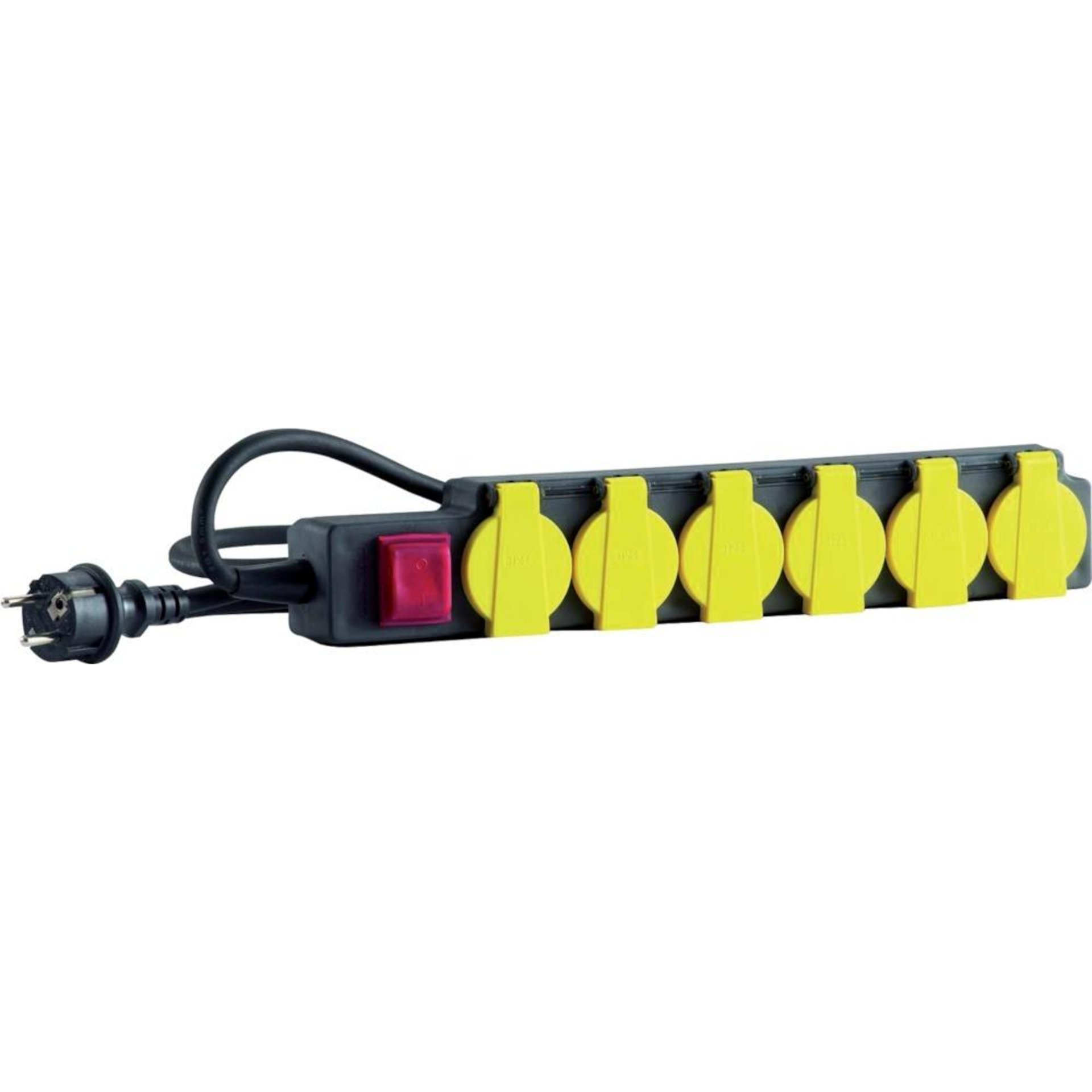 Steckdosenleiste 6-fach H07RN-F3G1,5 3m IP44 Hedi