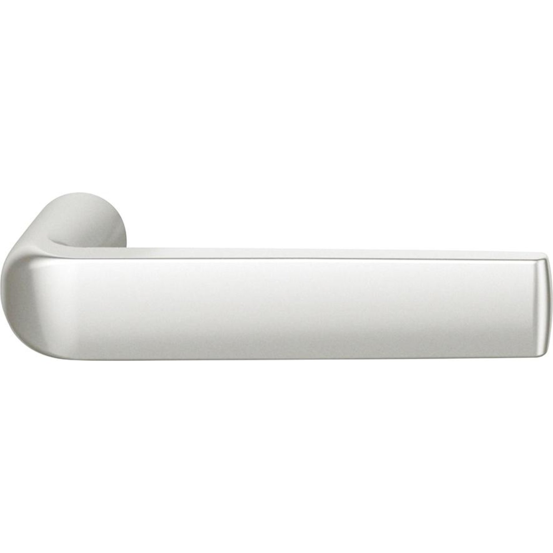 Türdrückerlochteil ASL Aluminium naturfarbig