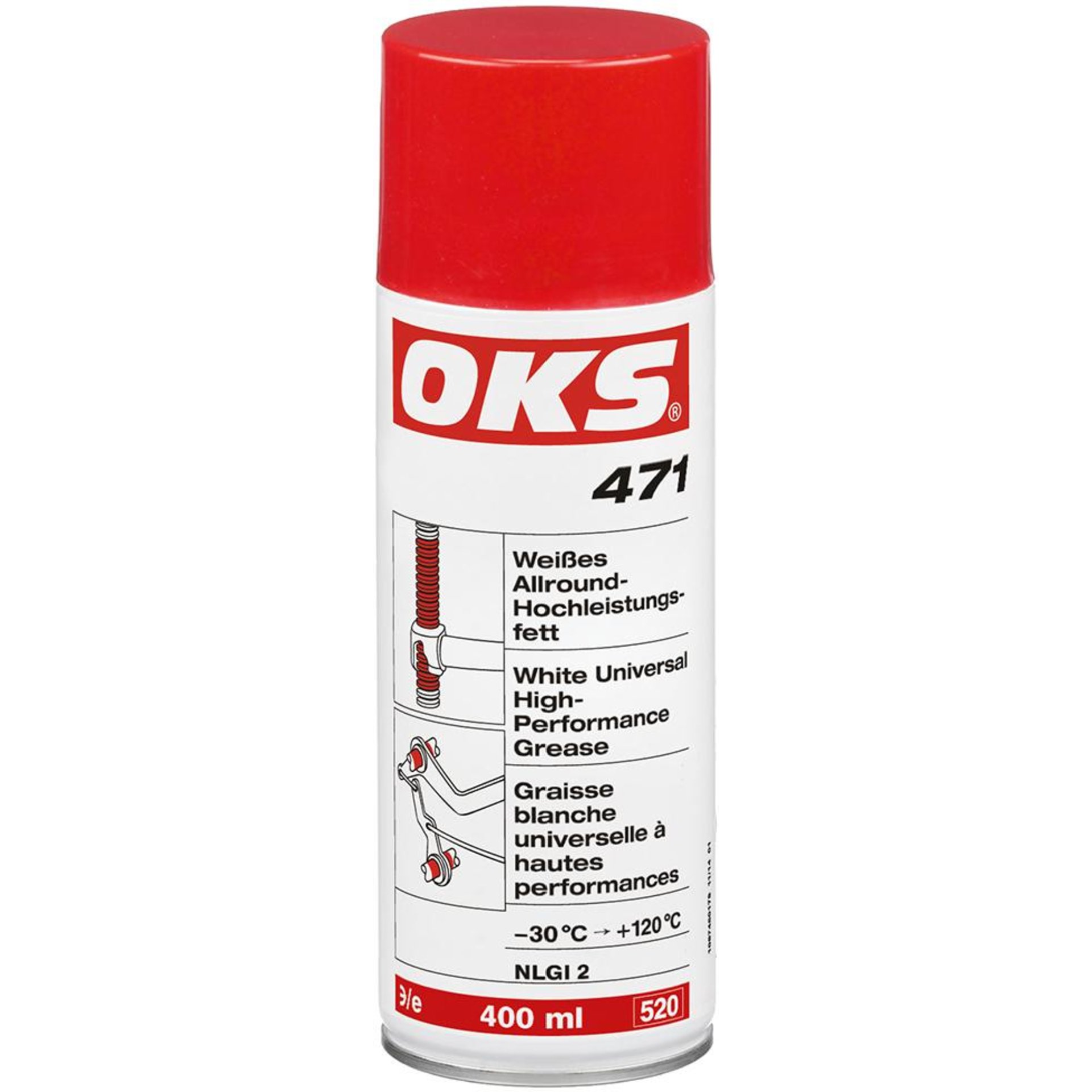 Hochleistungsfett OKS 471 400ml Weiß