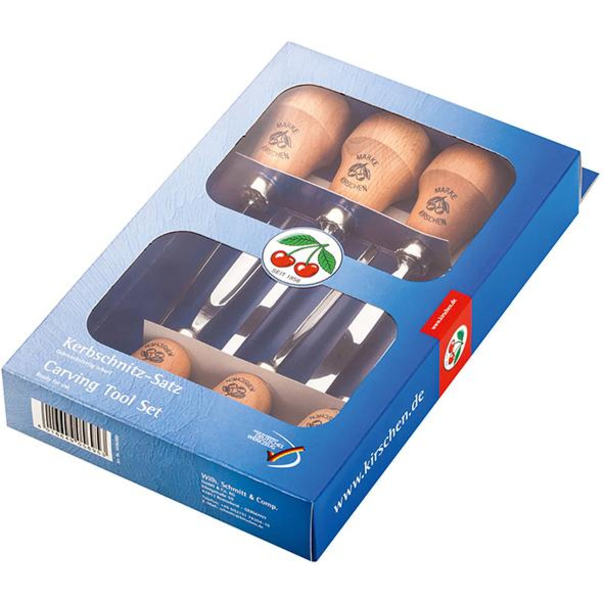 Kerbschnitzwerkzeug-Satz Nr.5696 6tlg. Kirsche KIRSCHEN
