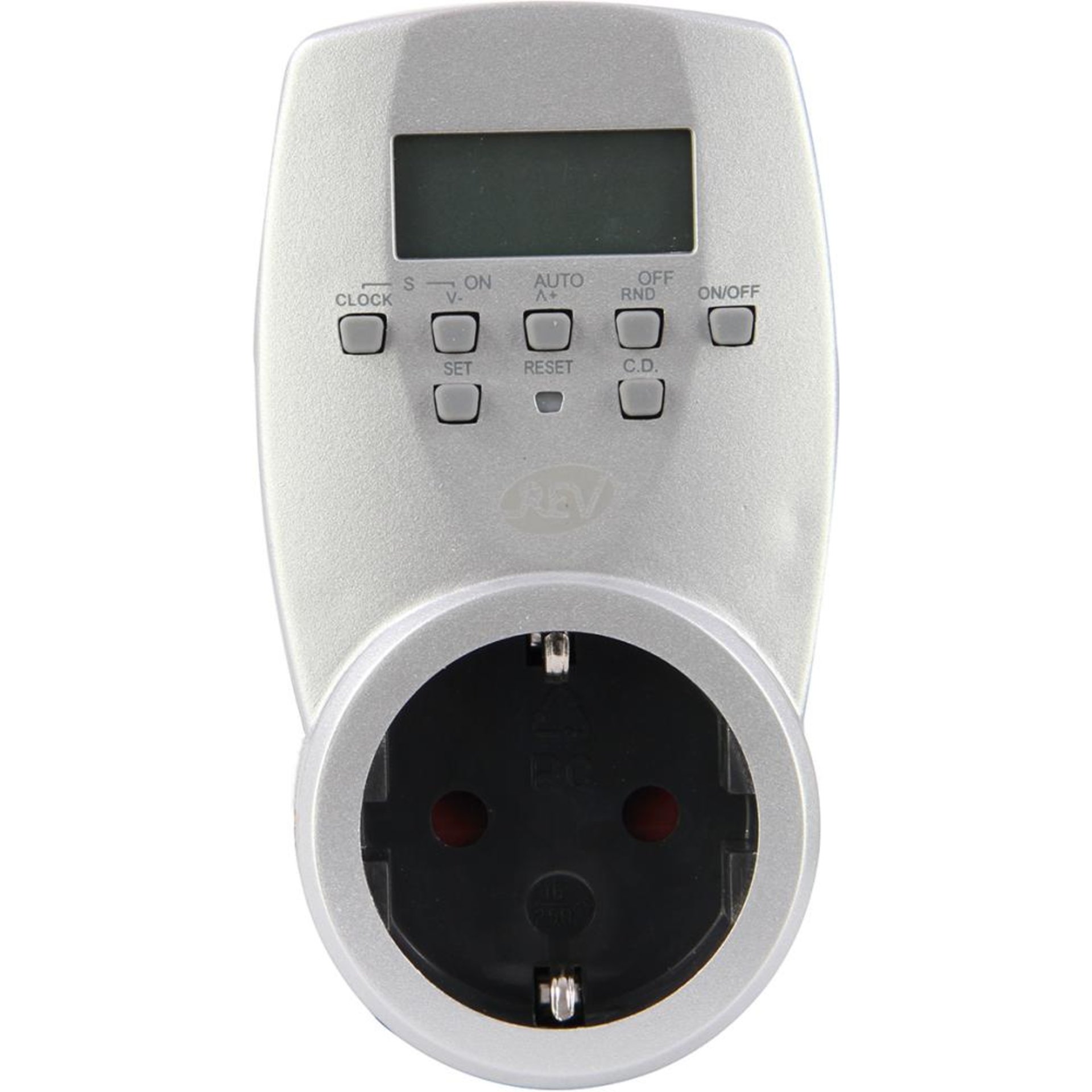 Zeitschaltuhr digital Woche silber REV REV