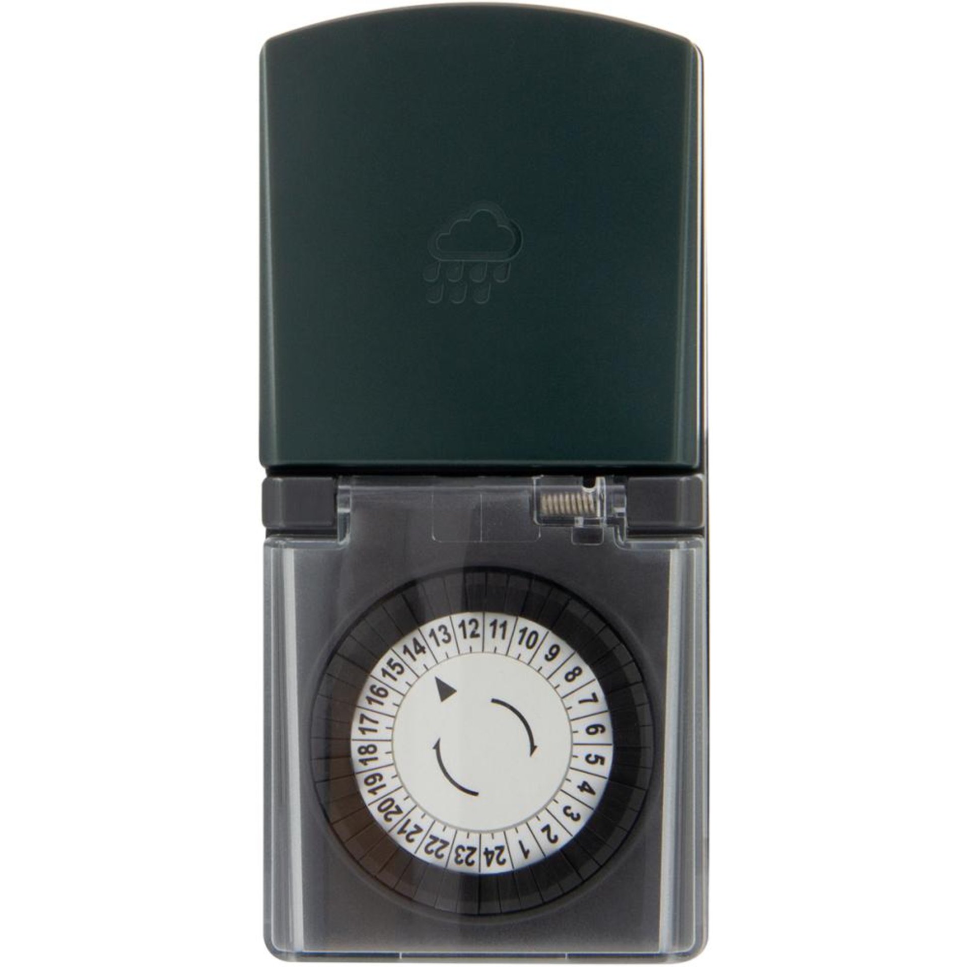 Zeitschaltuhr mechanisch Außen anthrazit-grün REV REV