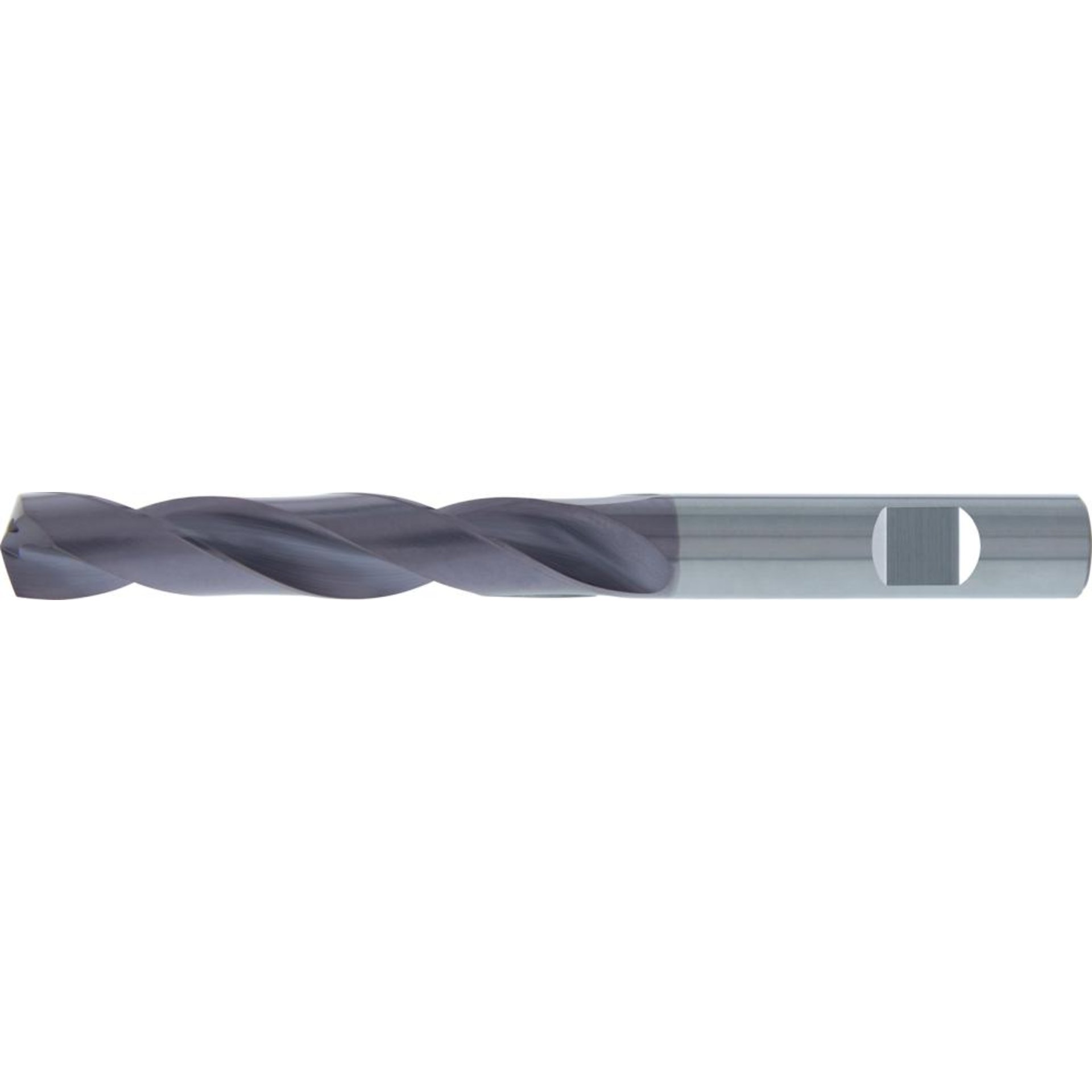 Spiralbohrer VHM TiAlN Typ UNI Schaft HB Innenkühlung 5xD 10,0mm FORTIS