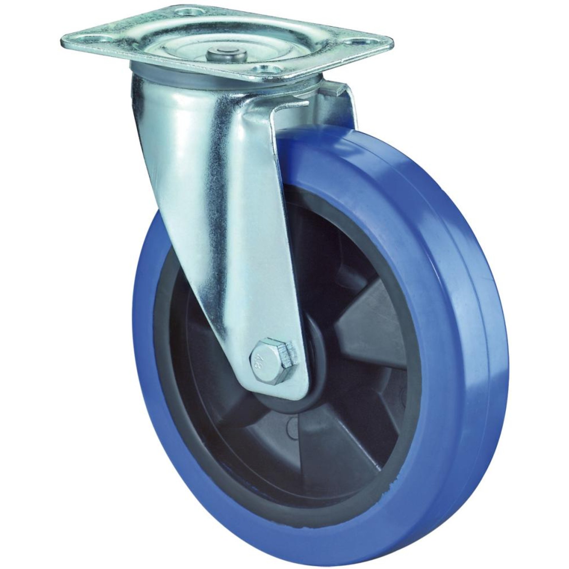 Lenkr.blau, Rollenkorb.LSS400.B61.125BS ROLLEN