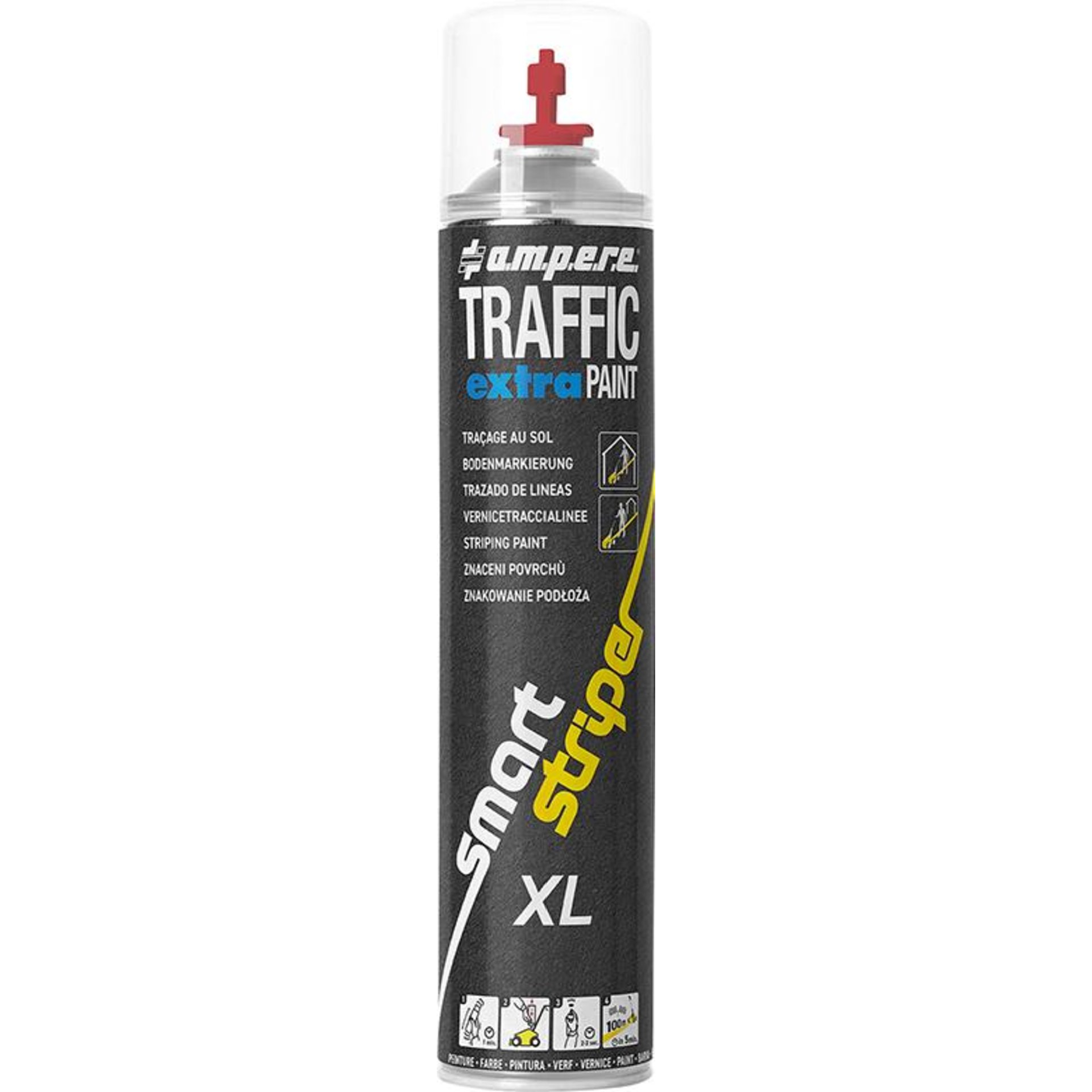 Bodenmarkierspray Traffic Extra Paint XL 750ml, rot 750ml, rot