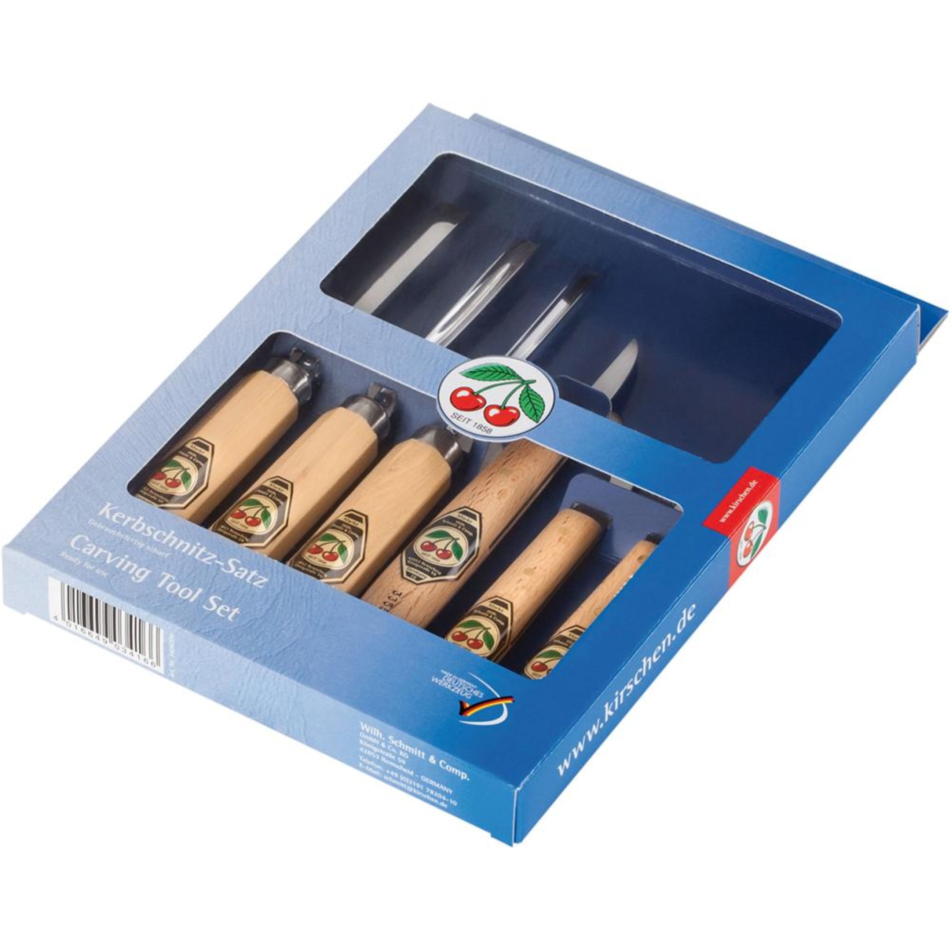 Kerbschnitzwerkzeug 6tlg. Nr.3406 Kirsche KIRSCHEN
