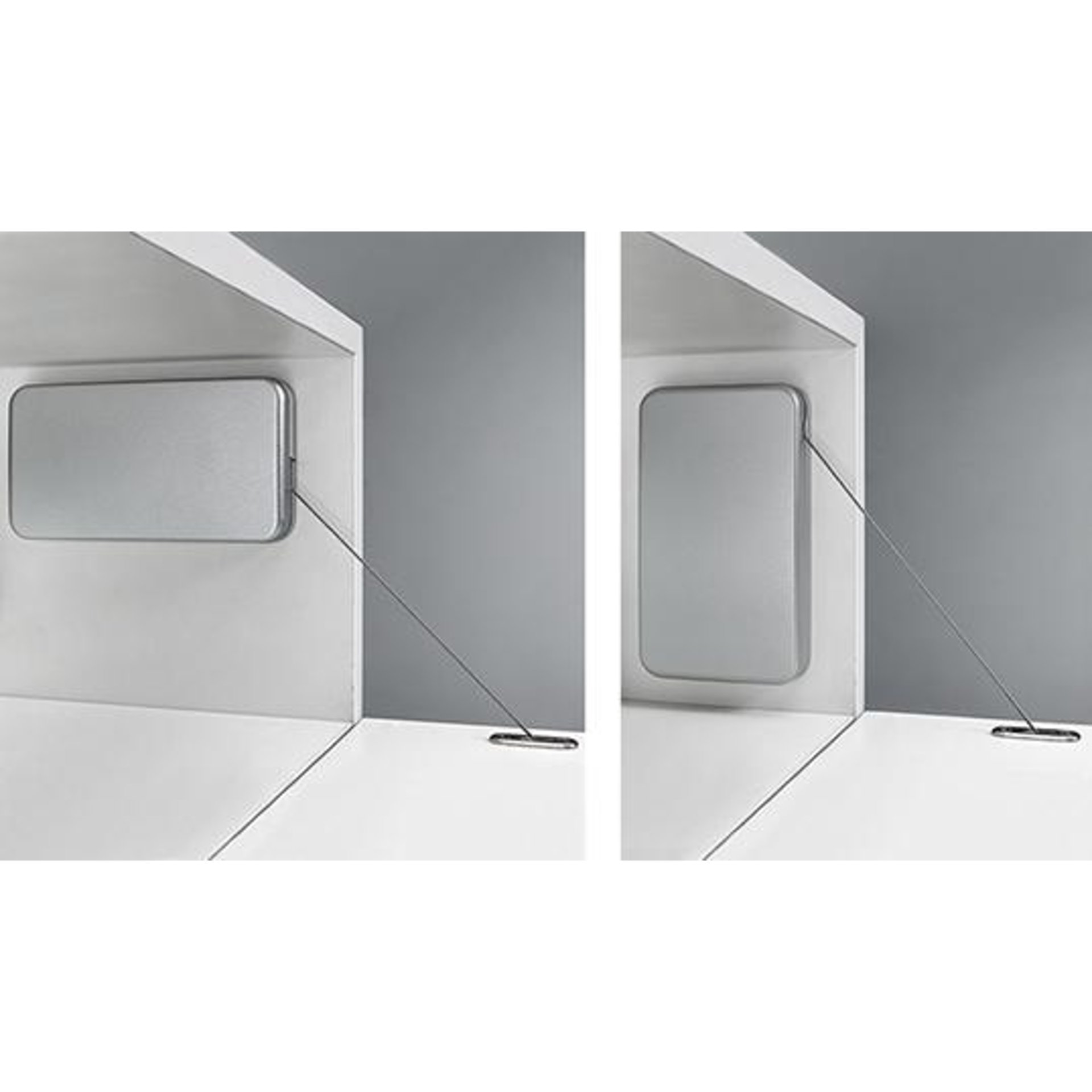 Klappenhalter mit Seilzug Lift Mini