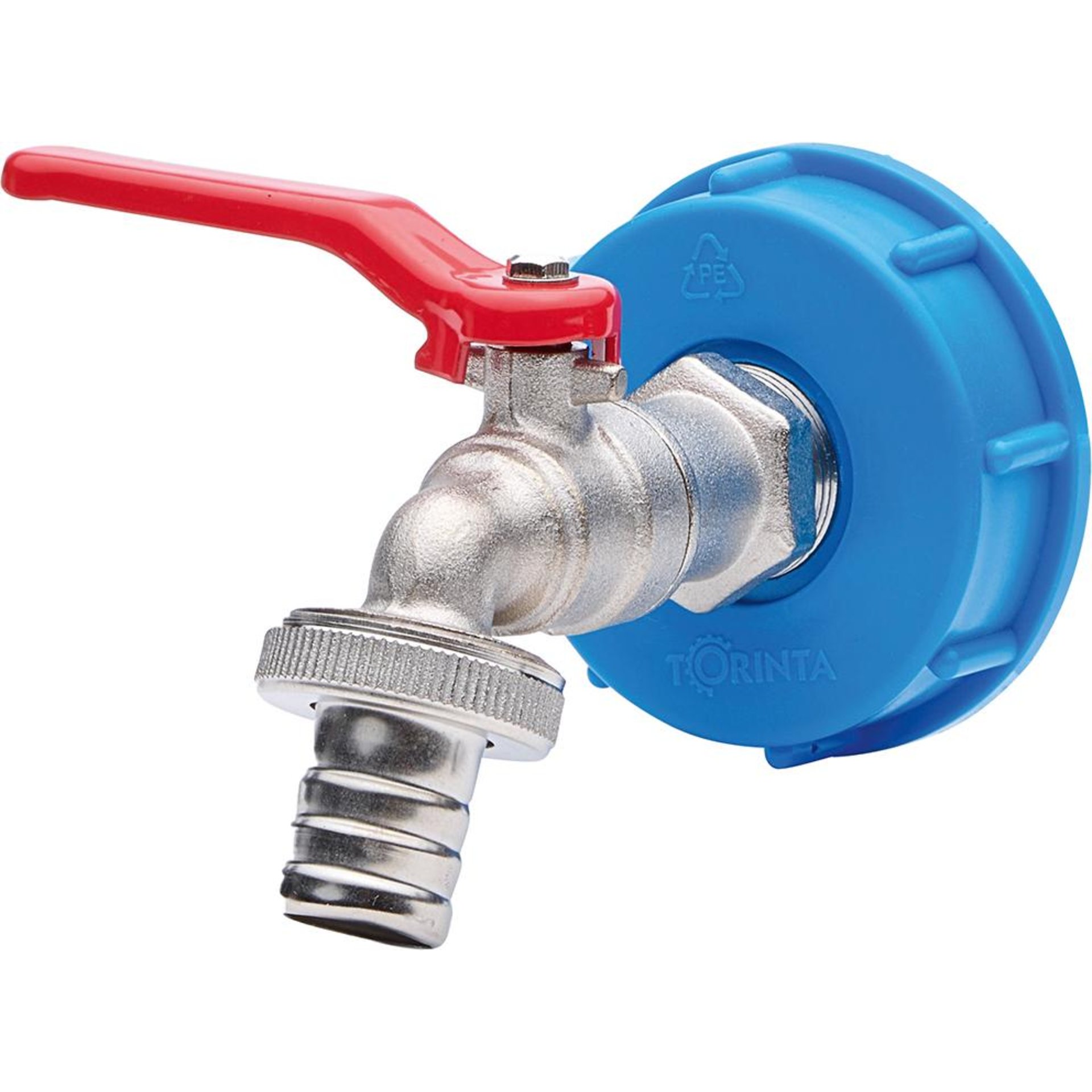 Kugelauslaufventil Profi mit IBC-Adapter Sx60, Tülle 3/4"