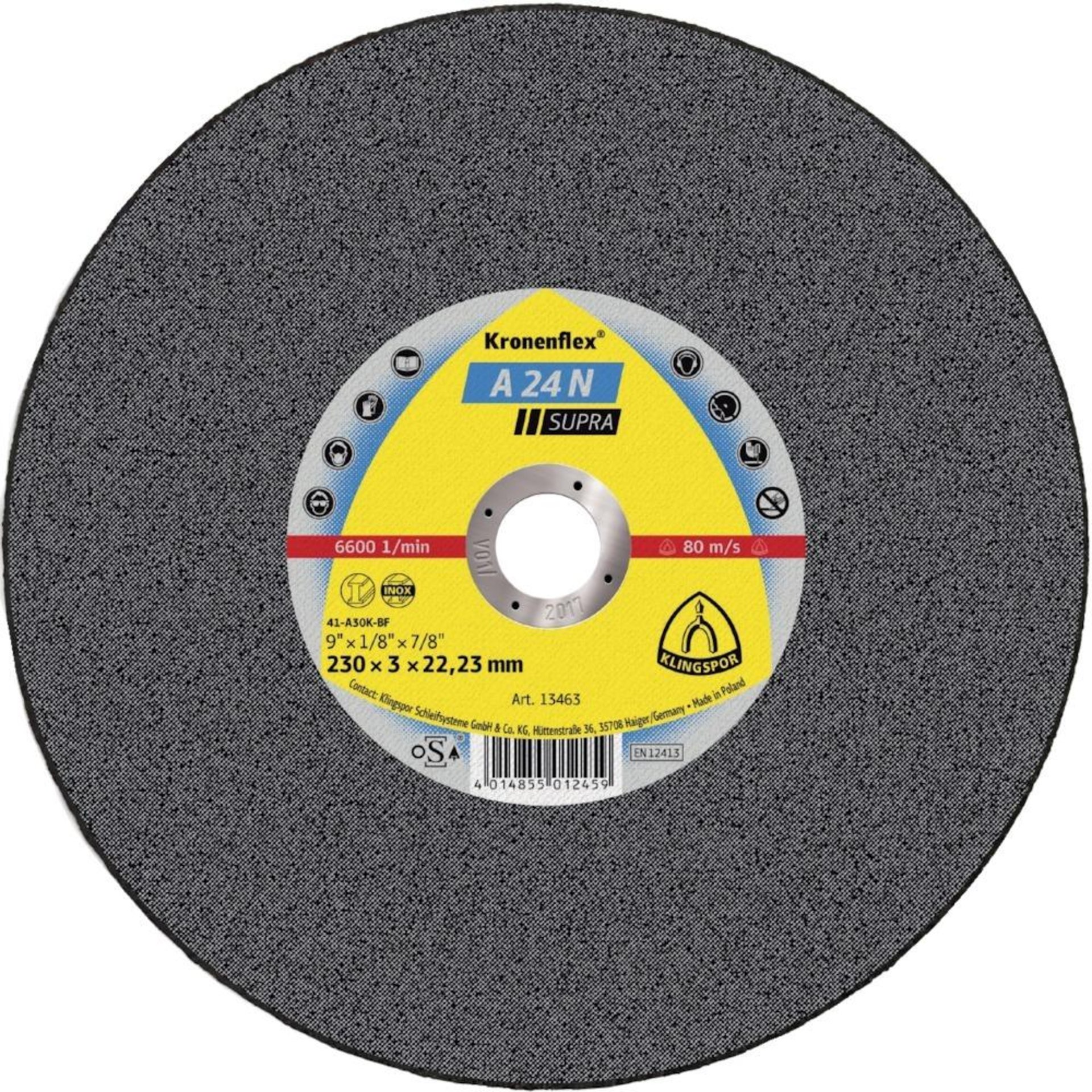 Trennscheibe A 24 N Supra für Edelstahl