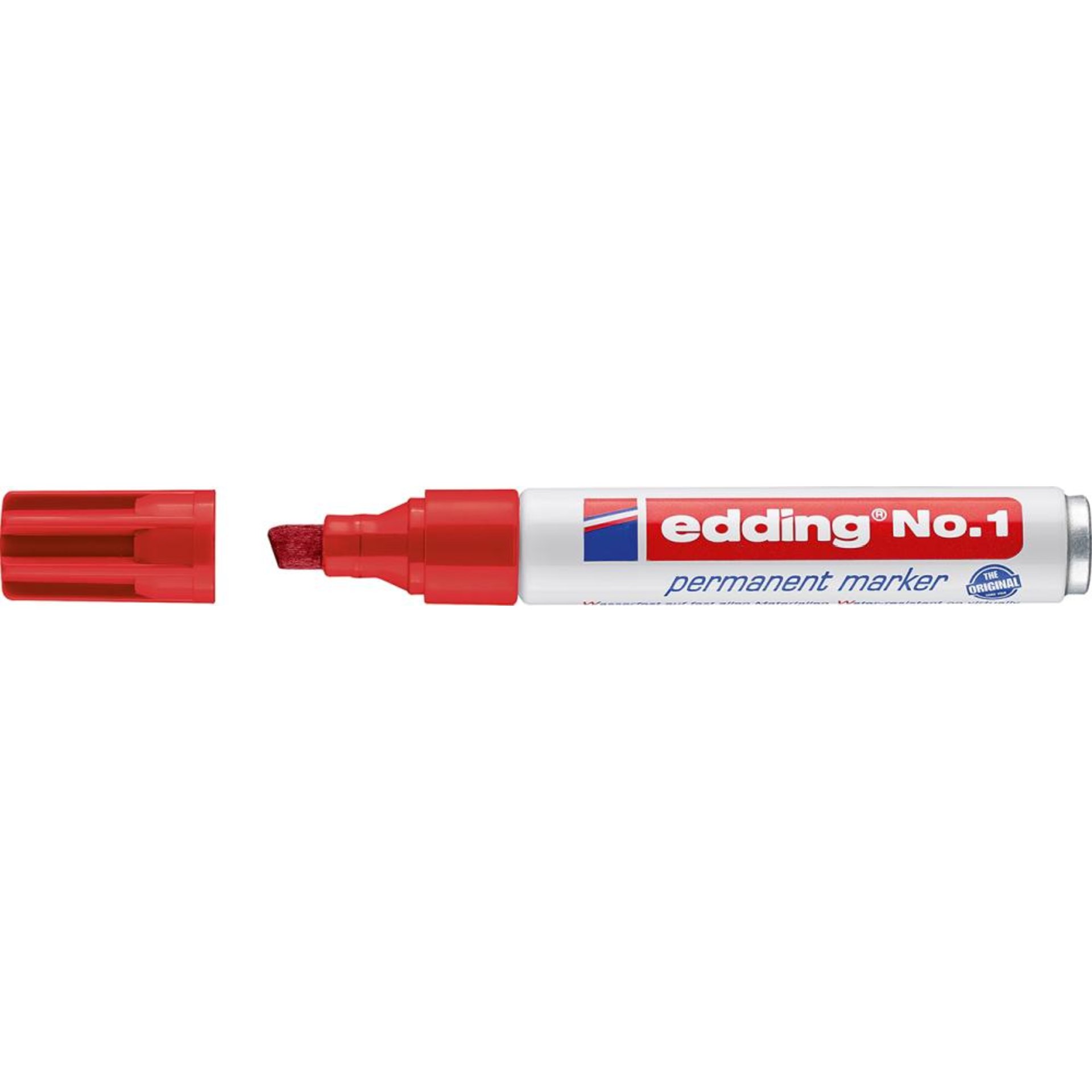 Permanentmarker 1 rot edding