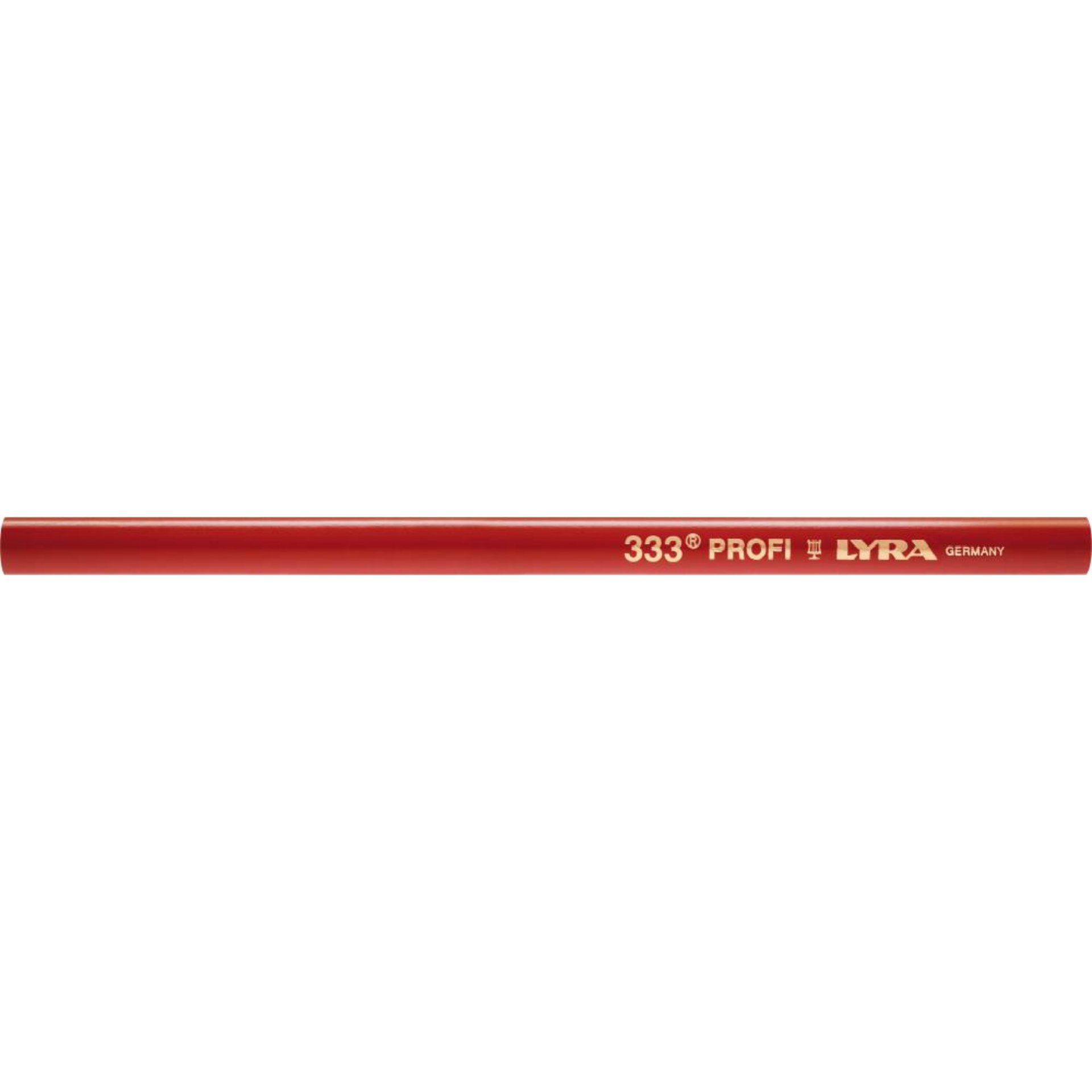 Zimmermanns-Bleistift 333oval rot 18cm LYRA