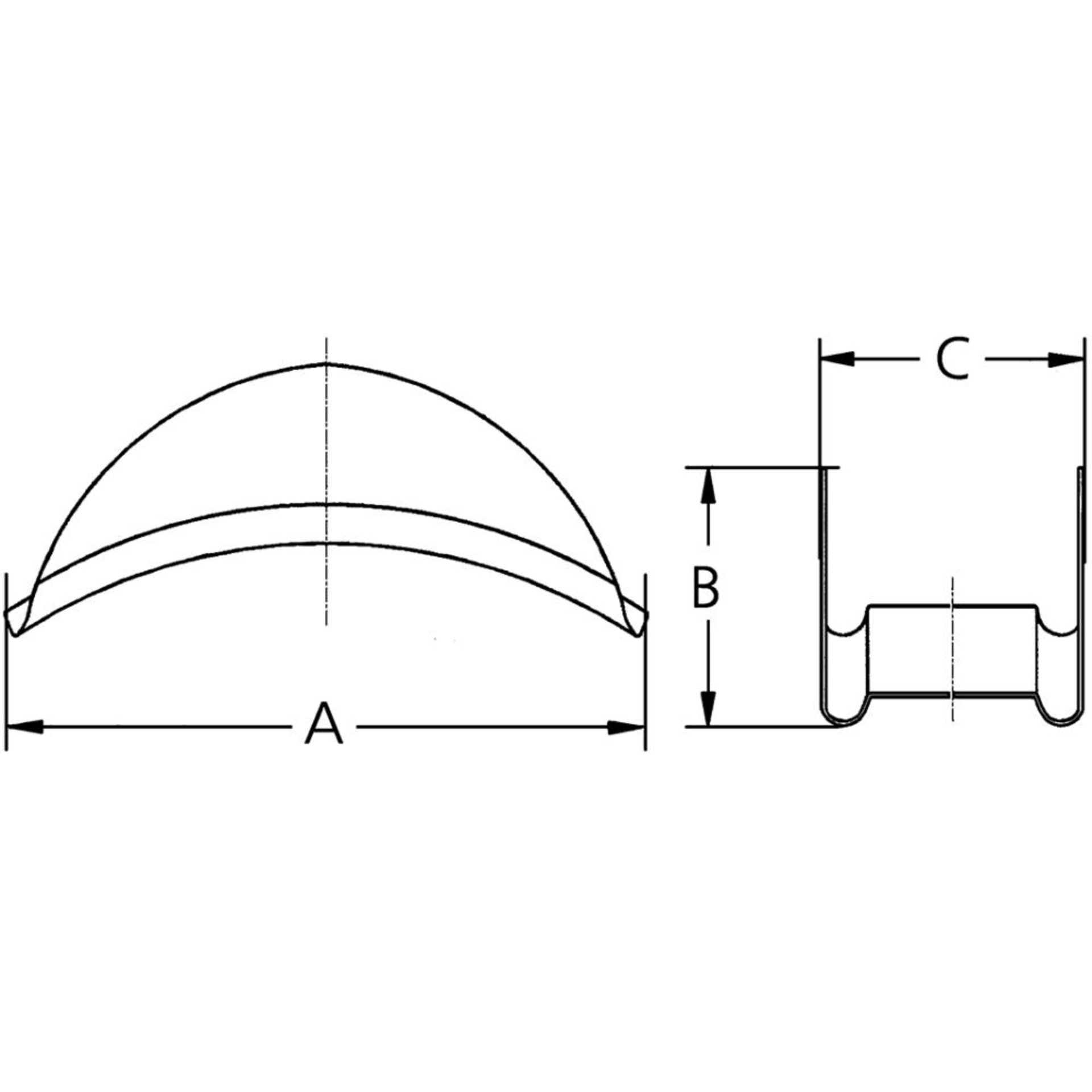 Wandschlauchhalter Stahl Zn 350 x 136 mm Beschaffungsartikel