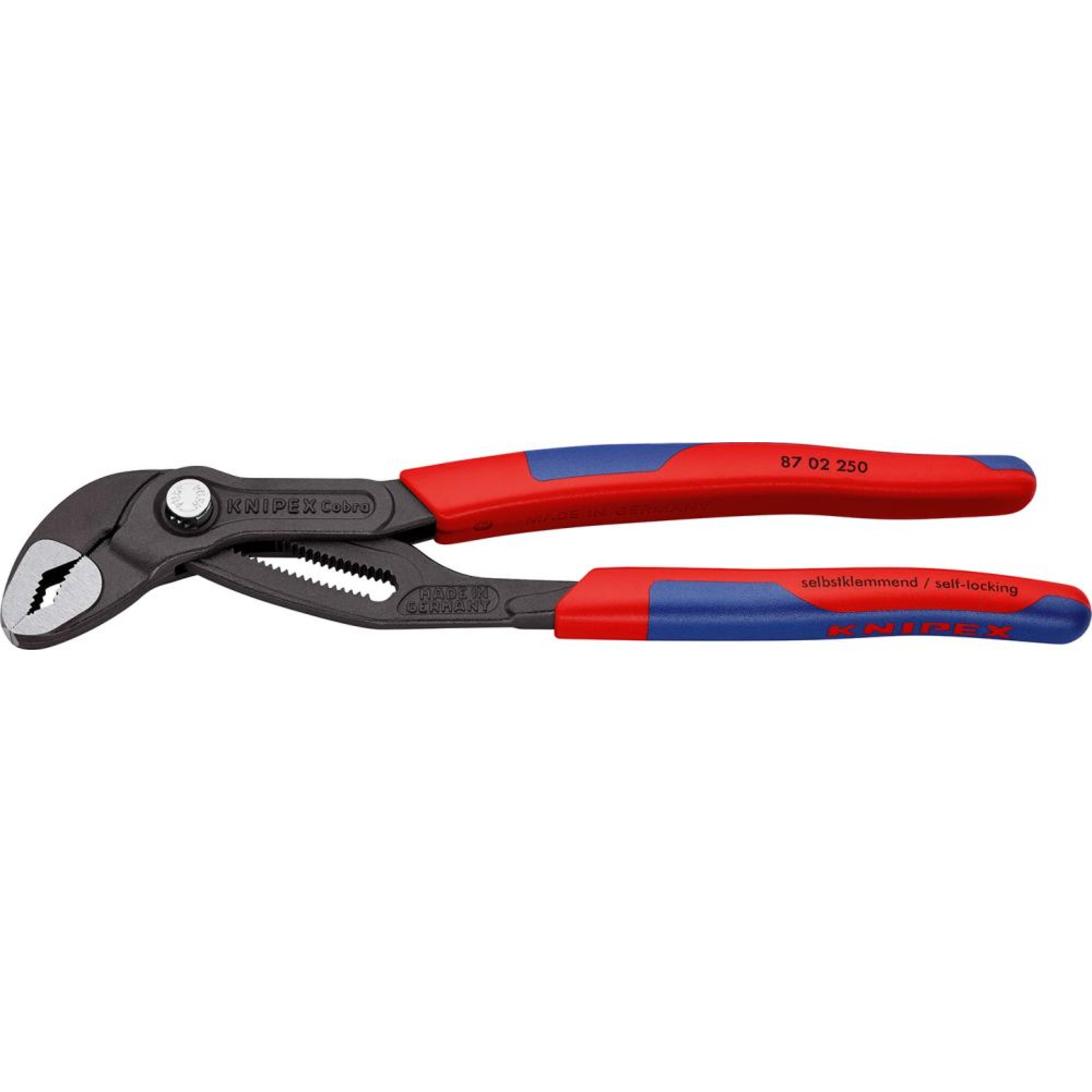 Wapuzange Cobra 250mm m.M.K.Griff Knipex