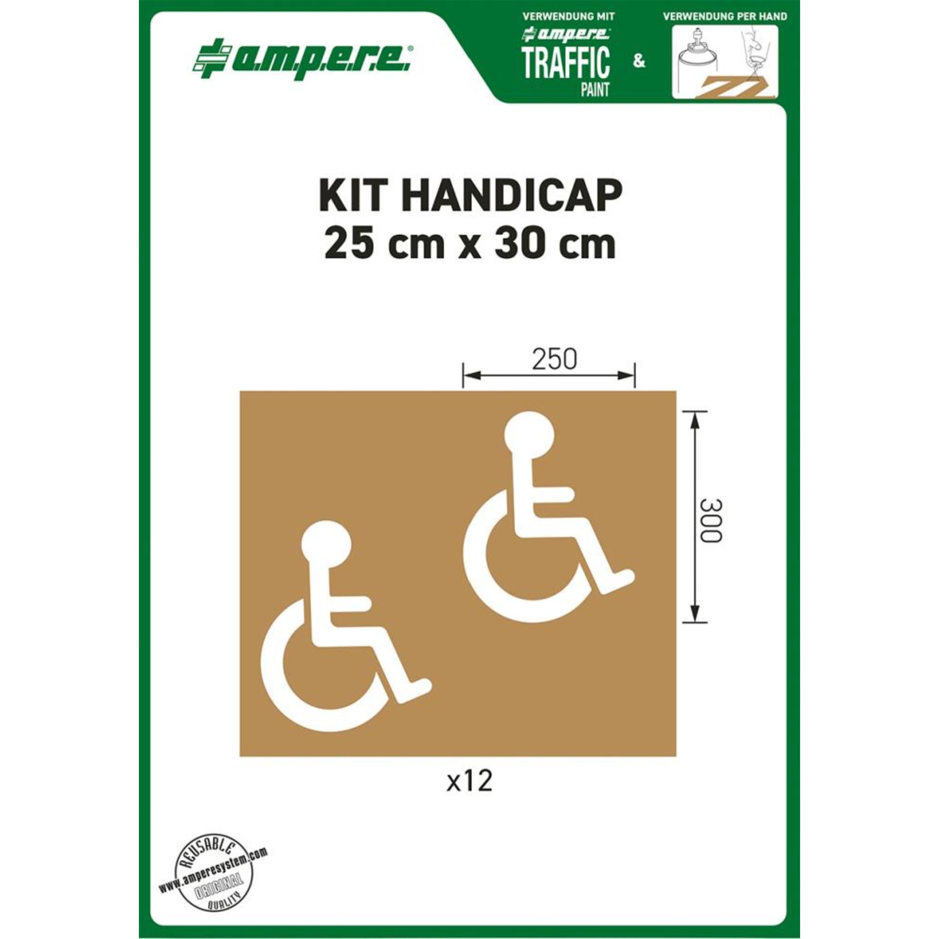 Schablonensatz KIT Handicap