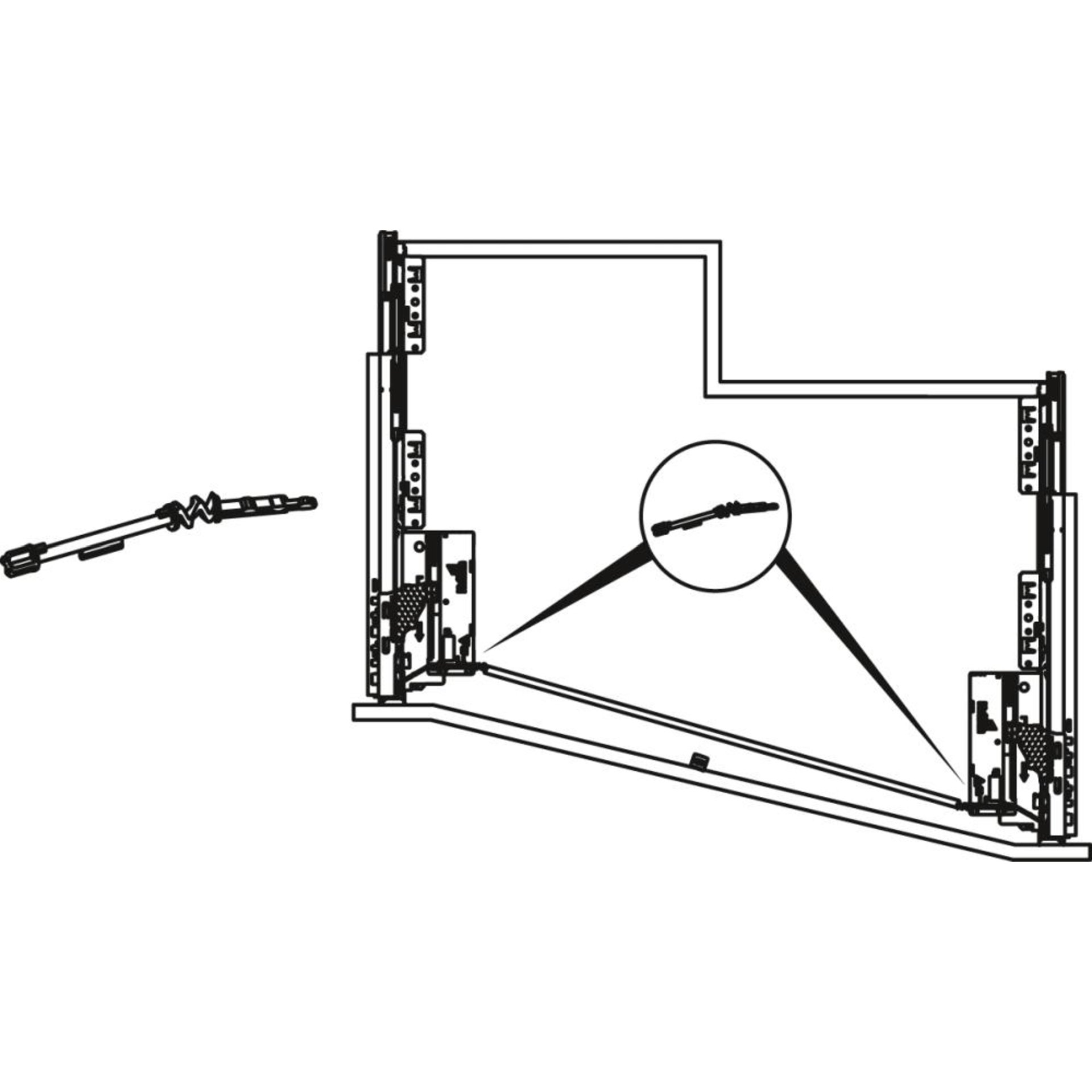 Flexibler Adapter für Push to open Silen