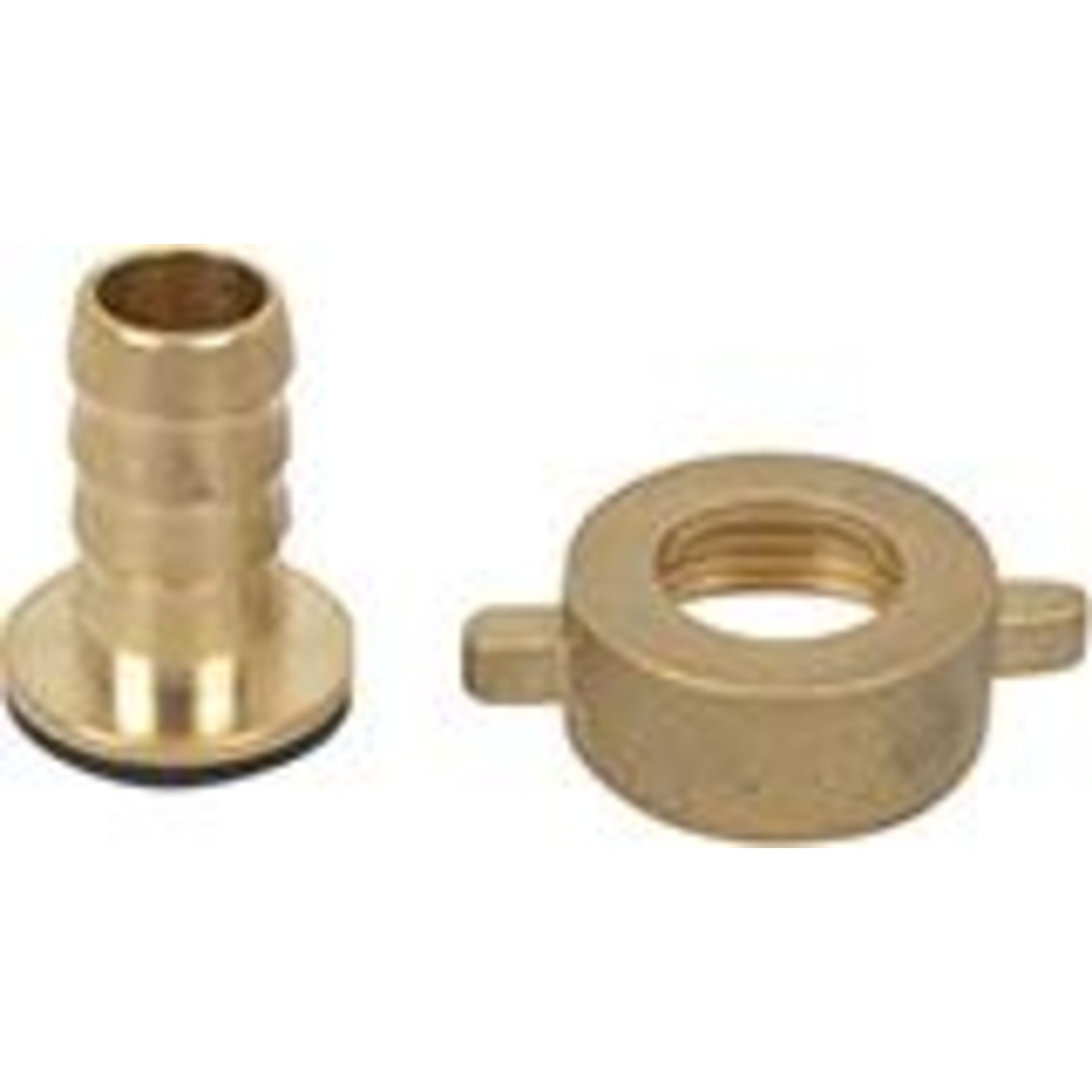 MS Schlauchverschraubung,blank, 3/4"M x 1/2"T