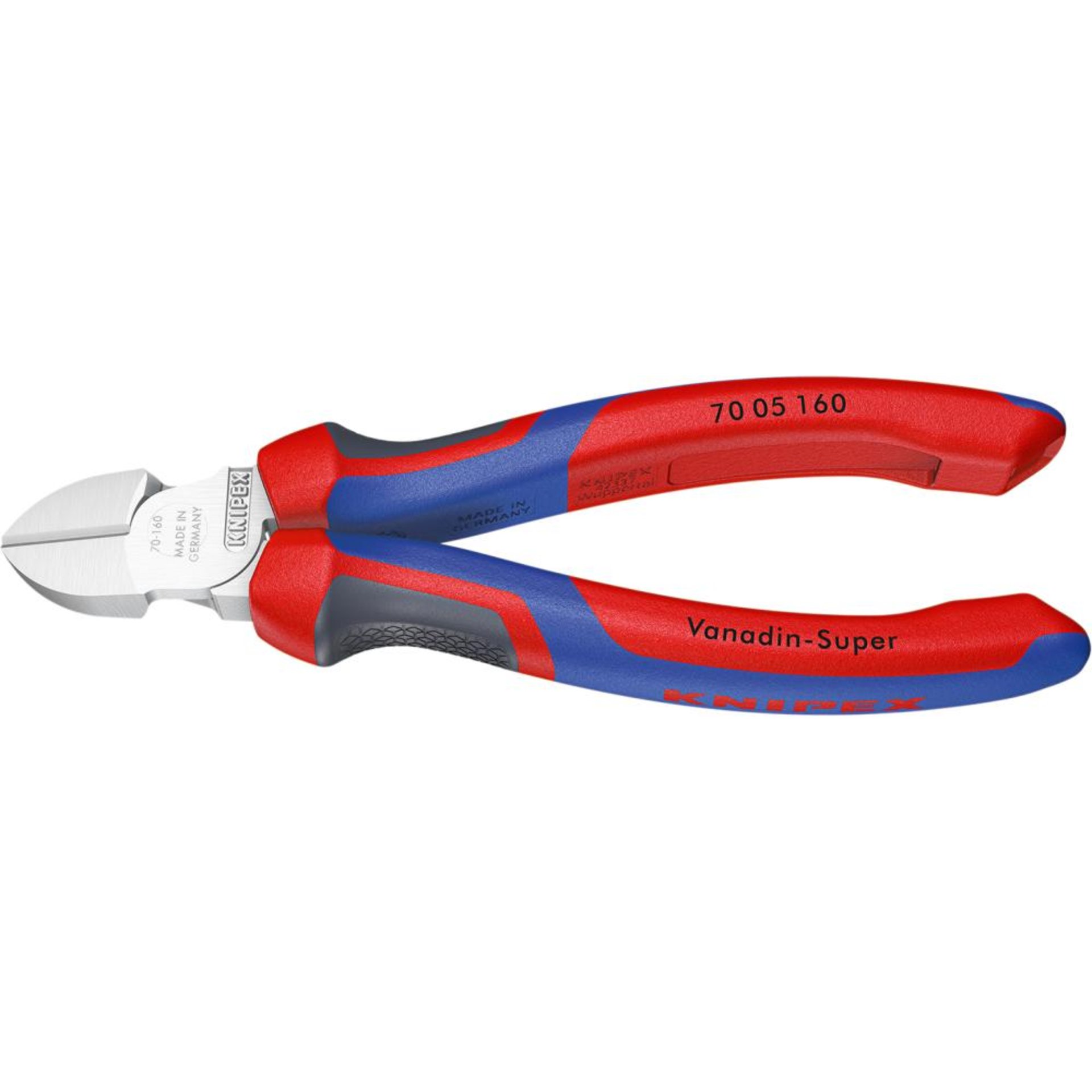 Seitenschneider verchromtmit Mehrkomponenten-Griffen 125mm KNIPEX