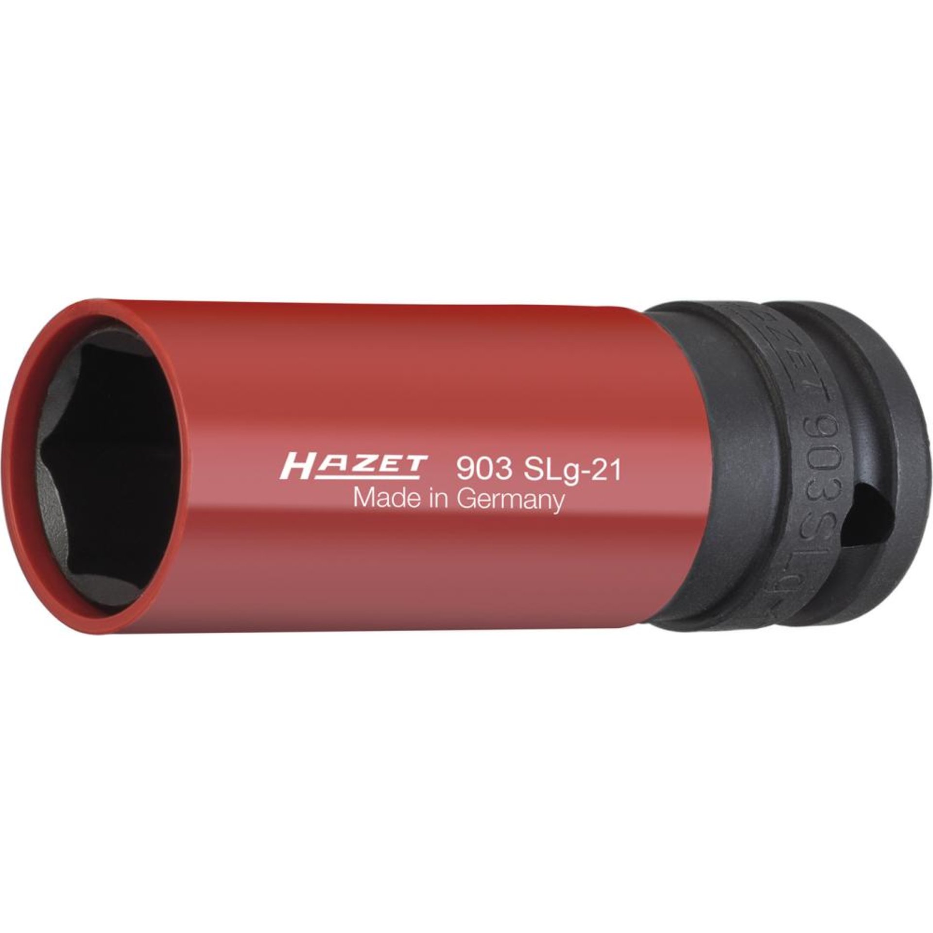Kraft- Steckschlüsseleinsatz mitKunststoff-Hülse 1/2" 21x85mm Hazet
