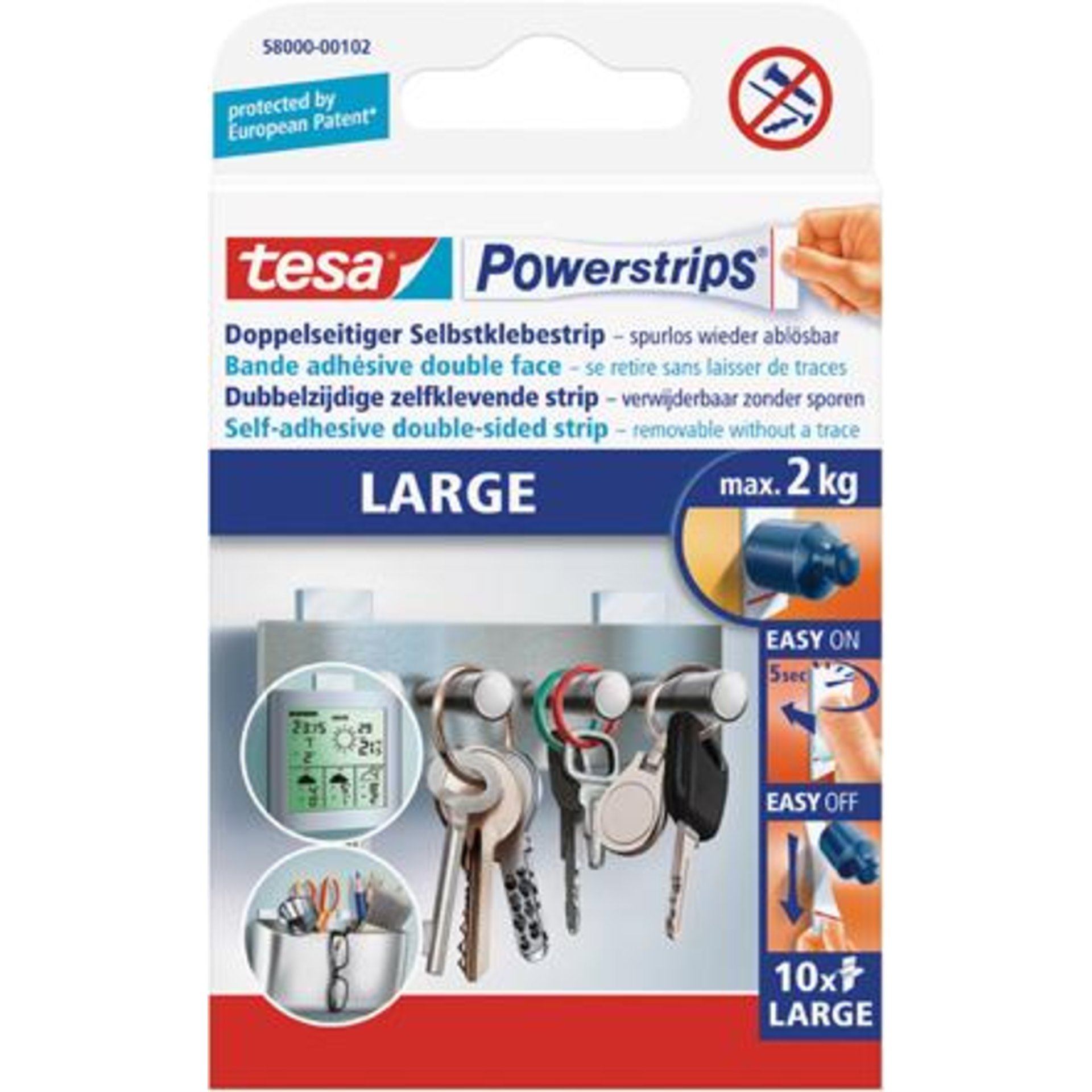 Powerstrips Large tesa