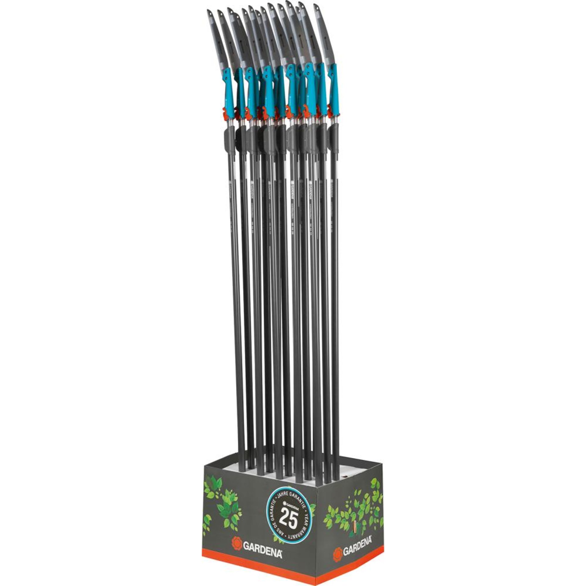 Gartensäge 300 PP+Stiel Aktion-Display- combisystem Beschaffungsartikel