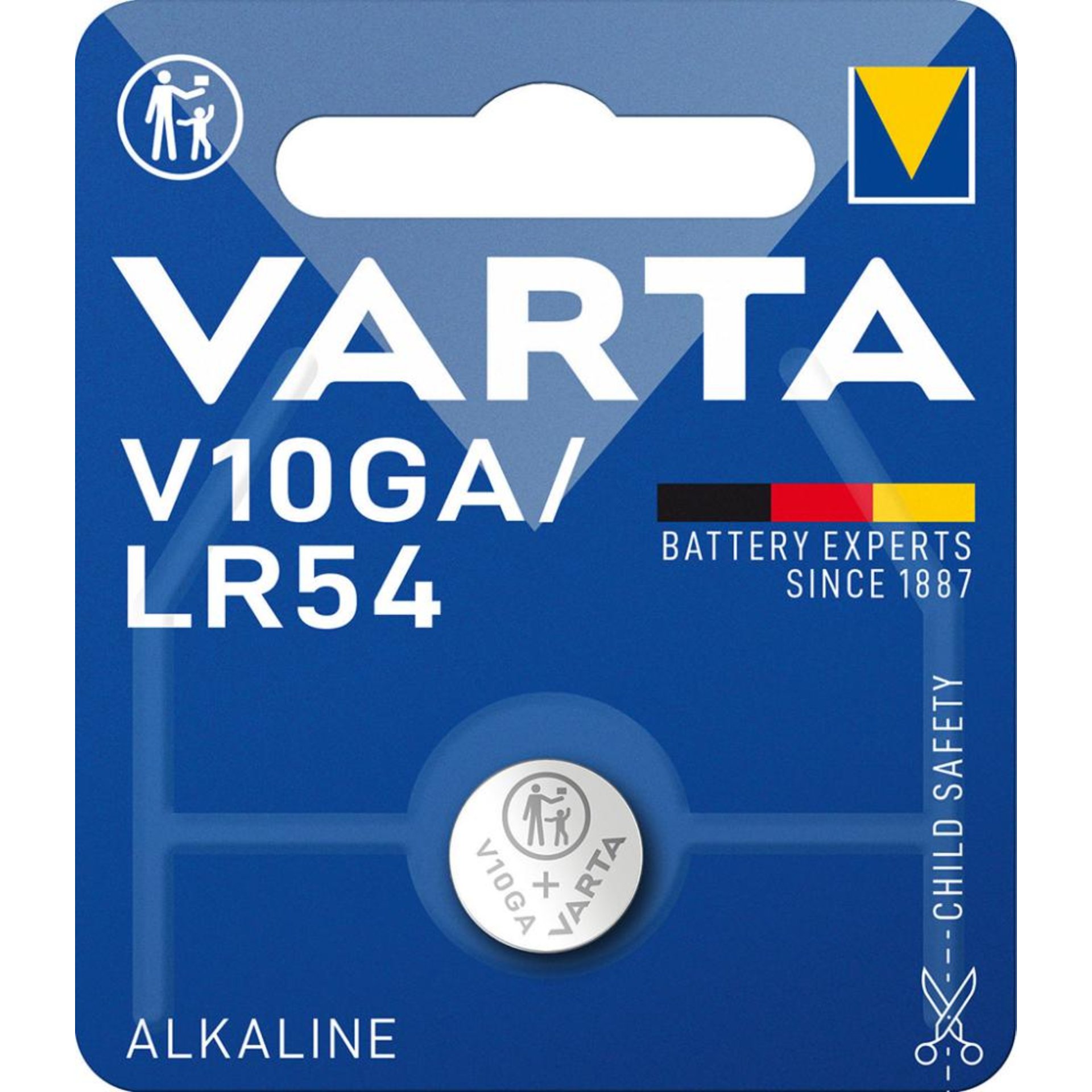 VARTA Electronics Alkali V10GA 1erBli., 1,5V