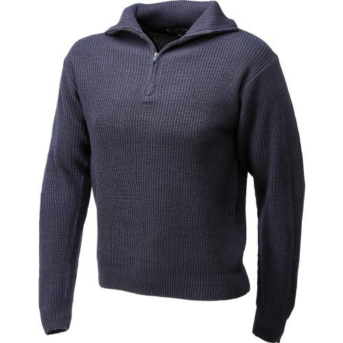 Troyer-Pullover, mit RV, Gr. L, marine