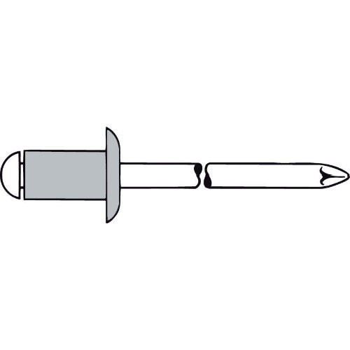 Blindniet Alu/Stahl Flachrundkopf 3,2x6mm GESIPA