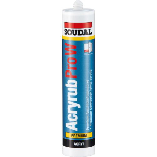 Acryrub Pro-W Premium- Acryl 310ml, schw. SOUDAL