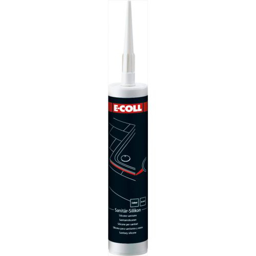 Sanitär Silikon Dicht- masse, 310ml grau E-COLL