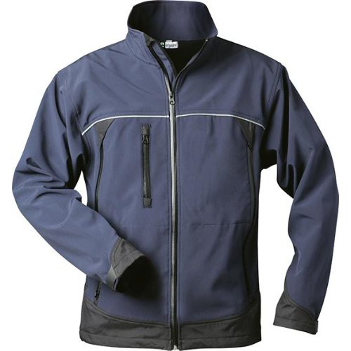 Jacke Gamma, Softshell, Gr.3XL, marine/schwarz