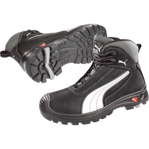 Stiefel 630210, S3,Gr.41,schwarz/silber Puma