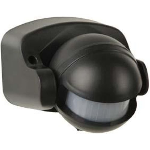 Bewegungsmelder AP-STA 180 Grad, schwarz
