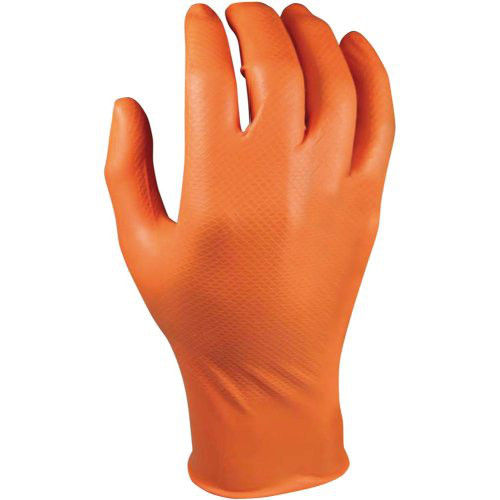 Handschuh Grippaz,Gr.2XL,orange(Box a 50 Stück)