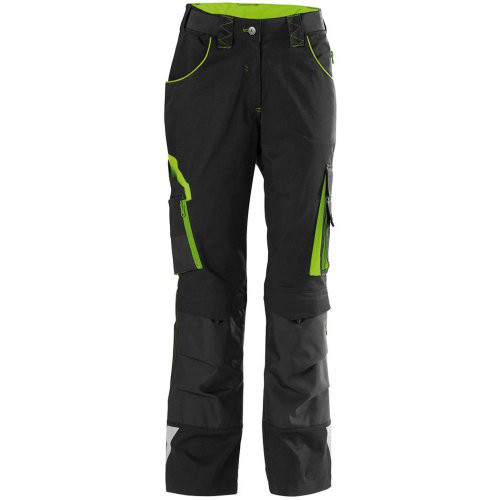 FORTIS Damen Bundhose 24,schw./limegreen, Gr. 42