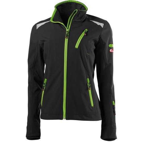 FORTIS Damen Jacke 24, schw./limegreen, Gr. XXL