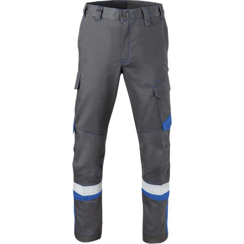 Bundhose, 80340 Gr.52, kohlengrau/blau