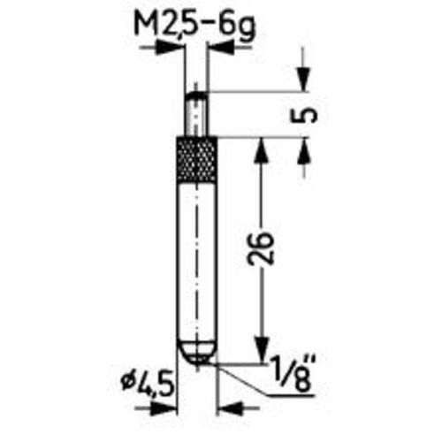 Messeinsatz HM Typ 17/26,0mm KÄFER