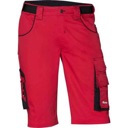 FORTIS Herren Bermuda 24,rot/schwarz Gr.60