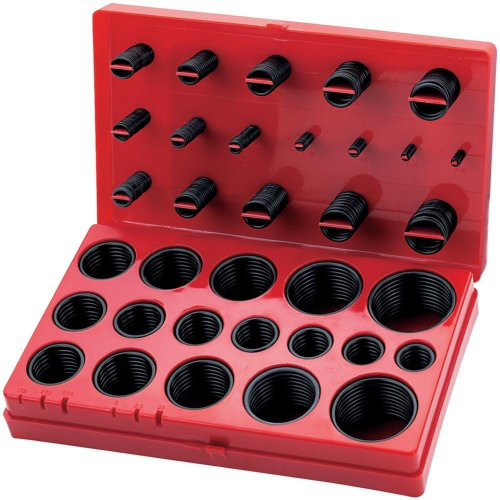 O-Ring BOX K, NBR 70, NBR 70, zöllig, 407 St. 32 Abmessungen, 2,9x1,78 bis 50,39x3,53