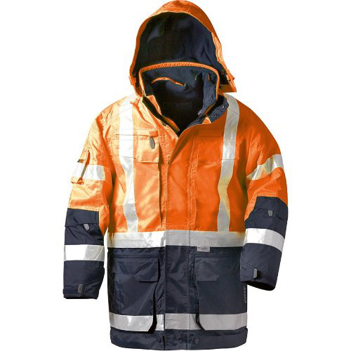 Warnparka Wallace, 4in1, Gr. M, orange