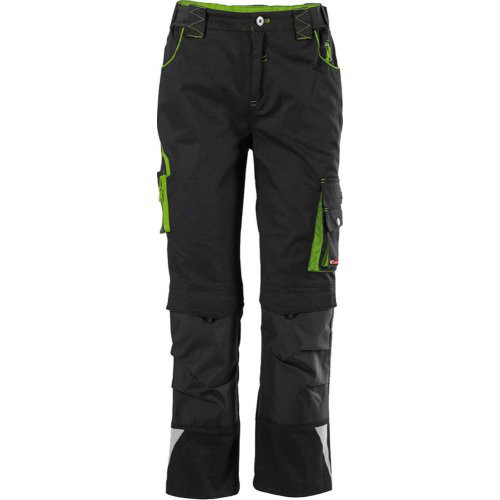 FORTIS Kids Bundhose 24, schw./limegreen,Gr146-152