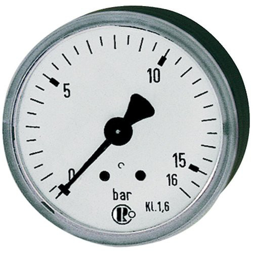 Manometer rückseitig zentrisch 40mm 0-10bar G1/8" RIEGLER