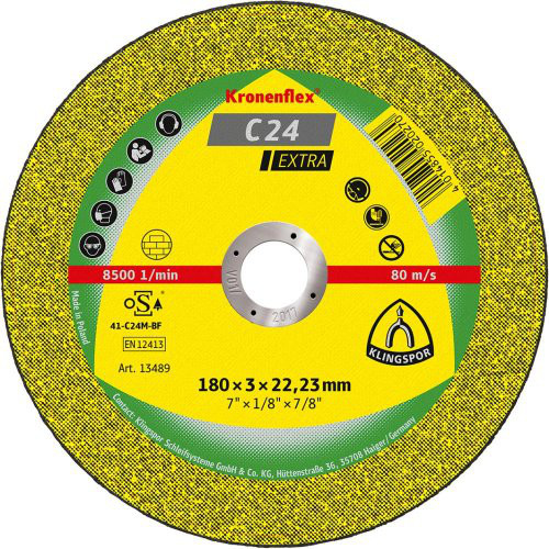 Trennscheibe C24 Extra 180x3,0mm ger. Klingspor