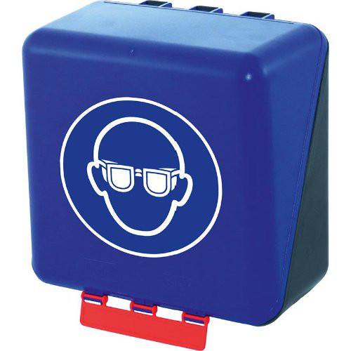 Aufb.Box SECU Midi Standard, f. Augenschutz, blau