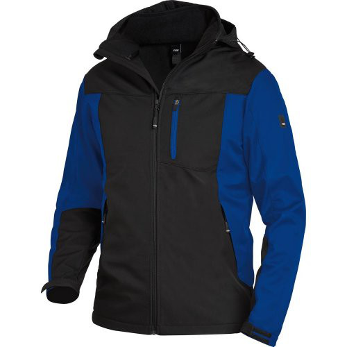 Softshelljacke JANNIK, royalblau-schwarz, Gr.XL