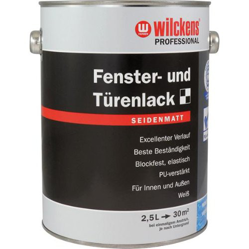Fenster-und Türenlack seidenmatt, 2,5 L