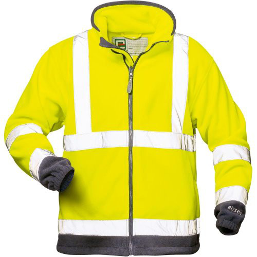 Warn-Fleecejacke ValentinGr. XL, gelb/marine