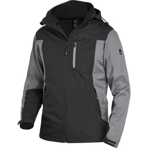 Softshelljacke JANNIK, grau-schwarz, Gr.XL