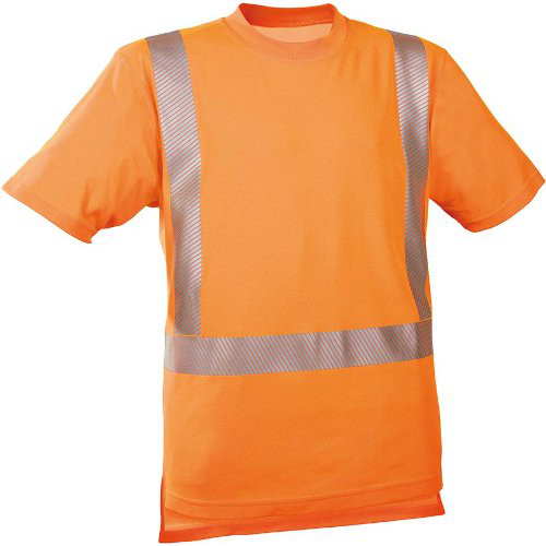 Warn-T-Shirt leuchtorange, Gr. 2XL