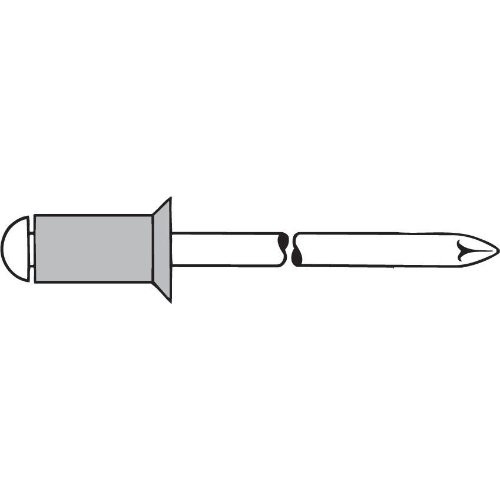 Blindniet Alu/Stahl Senkkopf 120Grad 5x30mm GESIPA